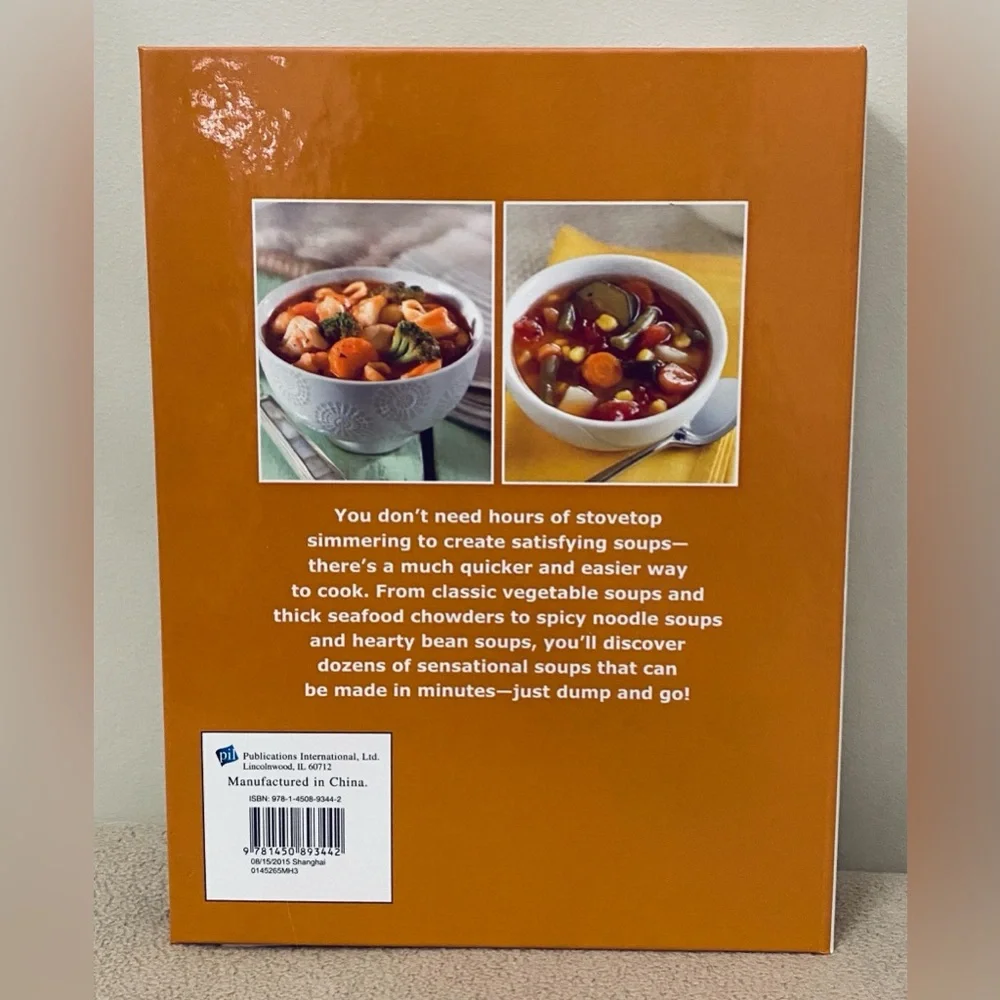 Dump Soups by Favorite Brand Name Recipes Hardcover Recipe Book